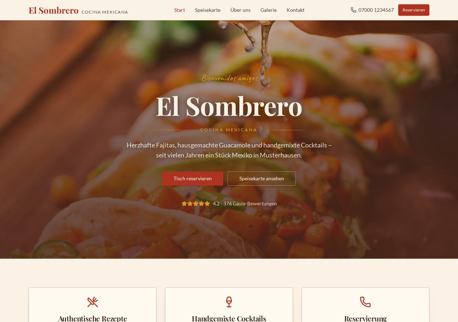 Website: El Sombrero